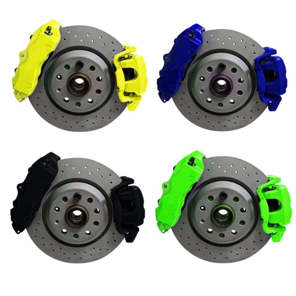 Systèmes de freinage KIT essieu arrière VW Golf 5 6 Audi A3 TT R8 Adaptateur Porsche Cayenne 310x22 disque de frein - Farbe Bremssattel: In Wunschfarbe lackiert