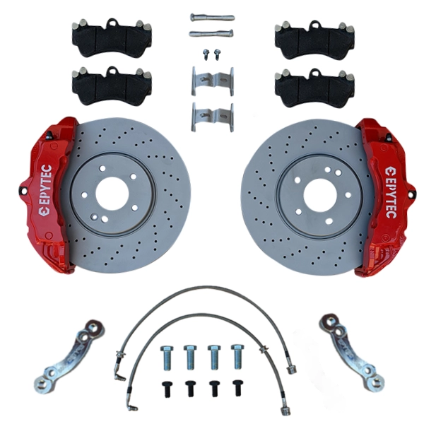 Big Brake system KIT Audi A4 B5 A6 VW Passat 3BG 3B Porsche Cayenne ZL17 ZR17 Brake caliper 330x32mm Brake disc - Farbe Bremssattel: Rot mit Epytec Logo Big Brake system KIT Audi A4 B5 A6 VW Passat 3BG 3B Porsche Cayenne ZL17 ZR17 Brake caliper 330x32mm Brake disc - Farbe Bremssattel: Rot mit Epytec Logo