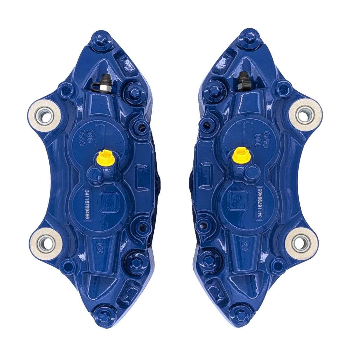 Bremssattel Epytec 4-Kolben BMW F31 M Tuning Bremsanlage Vorderachse 34116799469 34116799470 - Farbe Bremssattel: Blau mit Epytec Logo