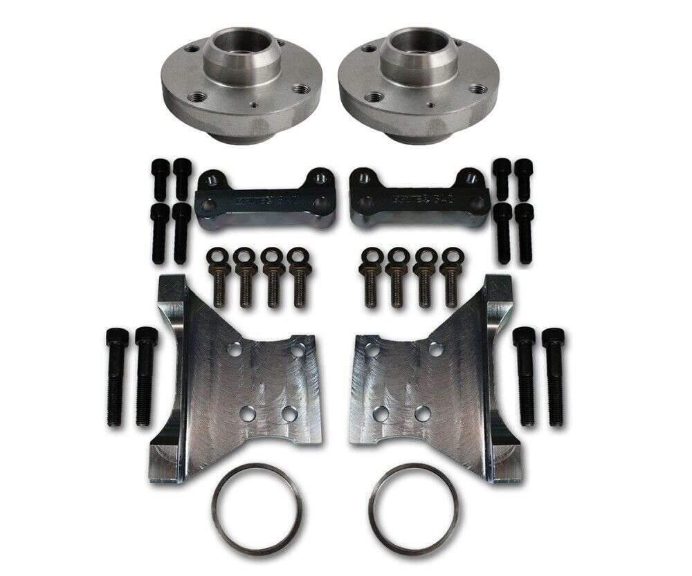Complete Kit Rear Golf MK3 Porsche + S3  5-hole  Brake Caliper Adapter Hub Adapter Rear Axle 5x100 + S3 R32