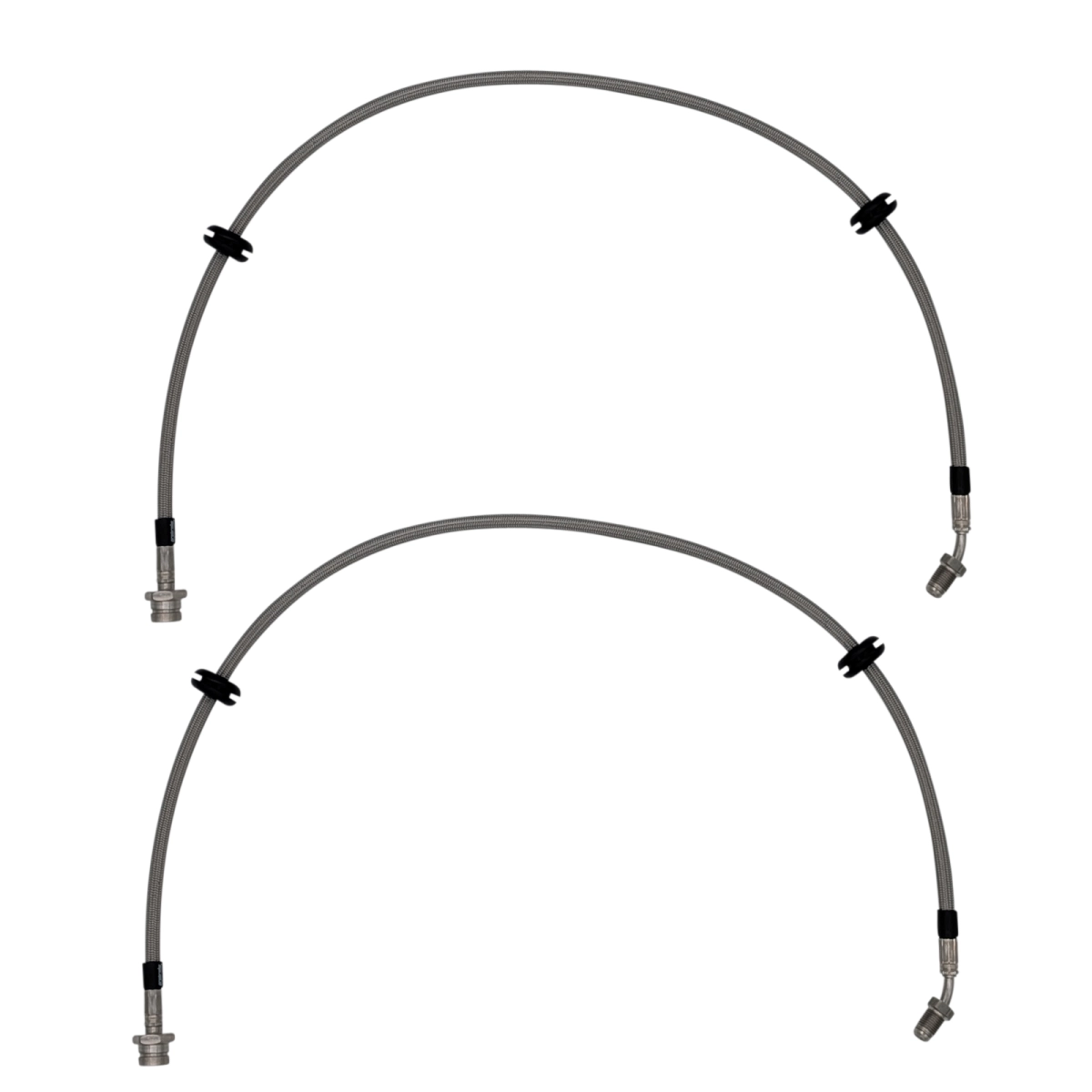 Braided steel brake hose Mercedes Benz C63 W204 CLS AMG 63 6-piston brake calliper conversion