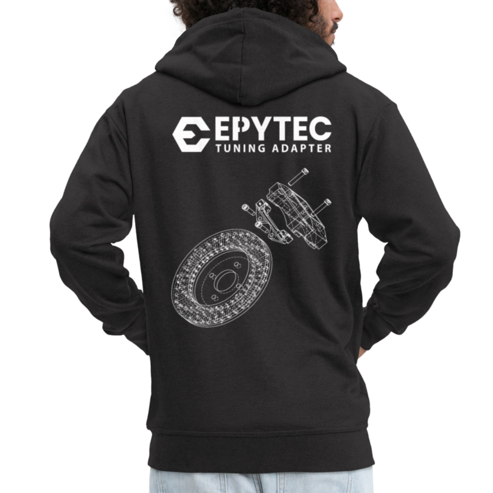 Männer Premium Kapuzenjacke Epytec Explusionszeichnung