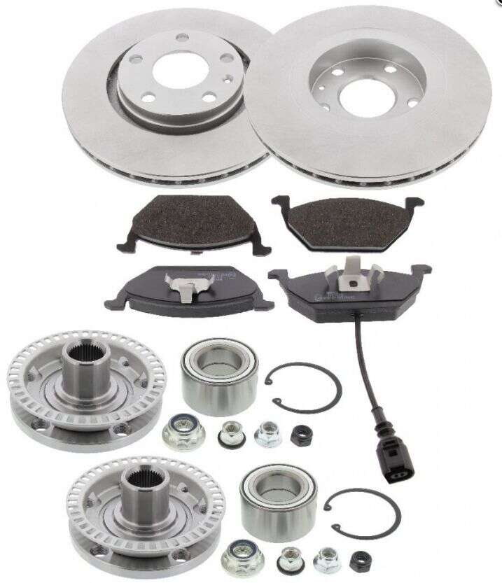 VW Golf MK4 Bora New Beetle Audi A3 8L TT 8N Conversion Kit Rear Axle 5x112 Wheel Hub 280x22mm Brake Disc Brake Pads