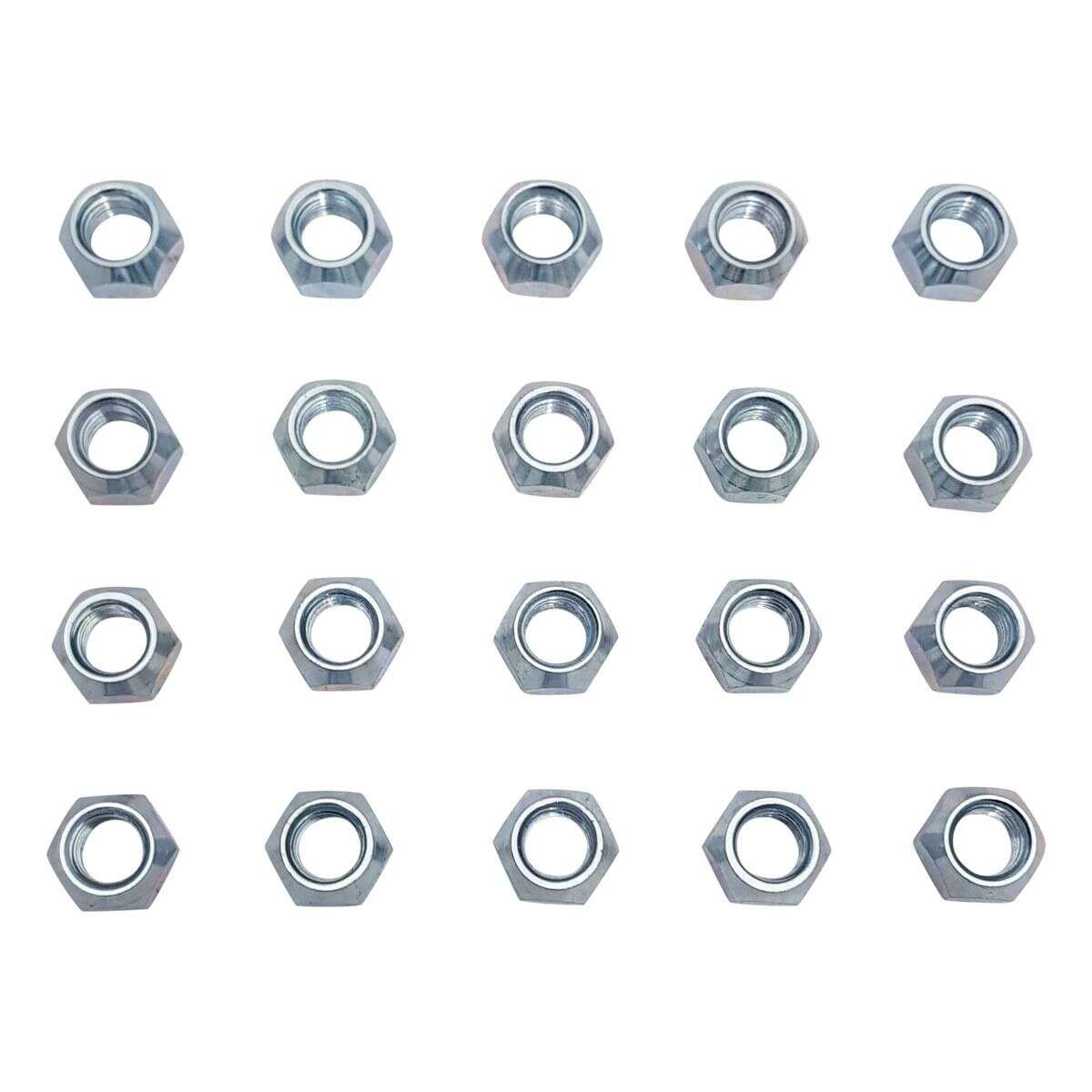 20x Radmutter mit Kegelbund 60° M12x1.5 SW 19x9 Höhe 16mm