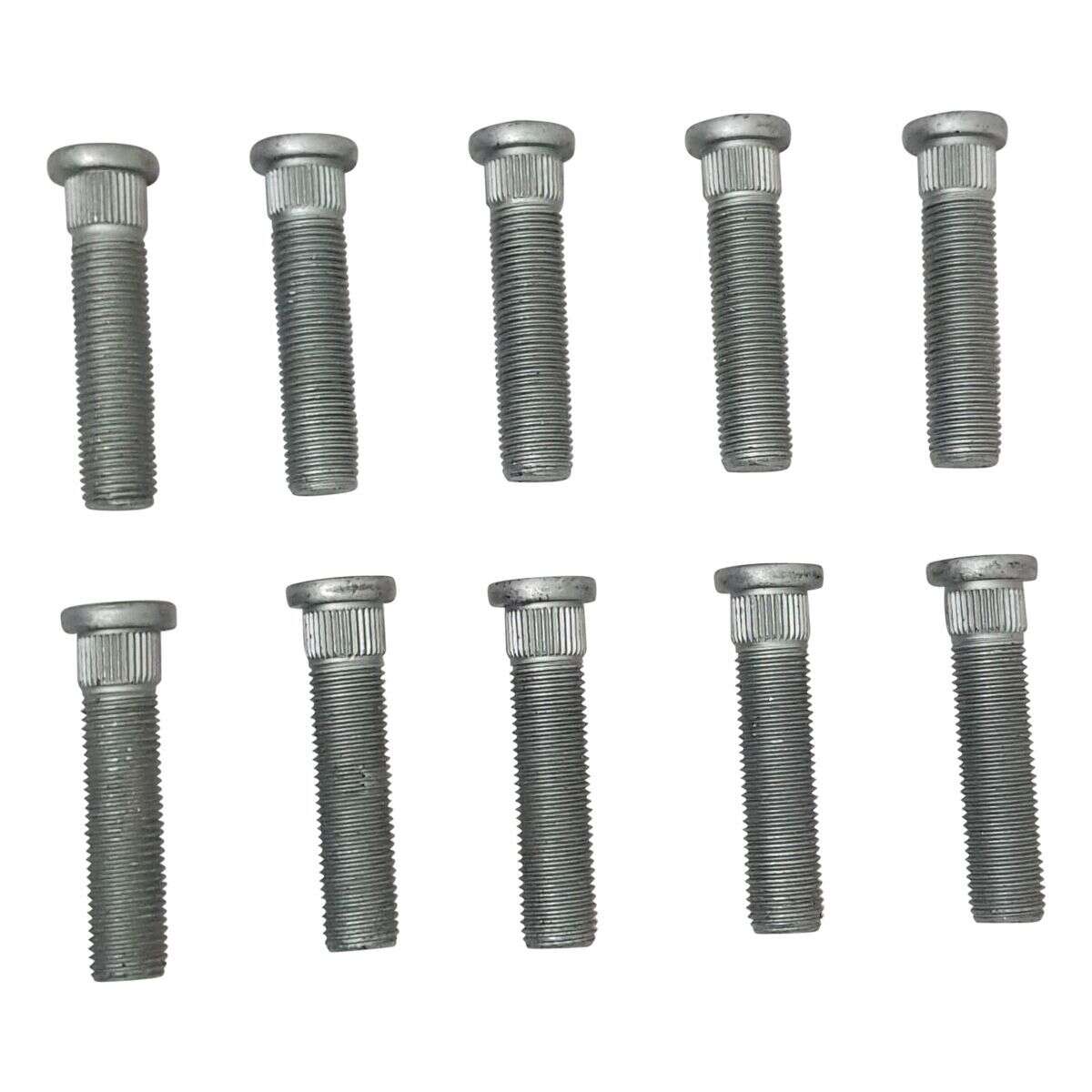 10 Wheel Bolts Studs Serrated Schoulder Knurled Stubs M14x1.5 L60, RD14.6, RL9.0 10 Wheel Bolts Studs Serrated Schoulder Knurled Stubs M14x1.5 L60, RD14.6, RL9.0