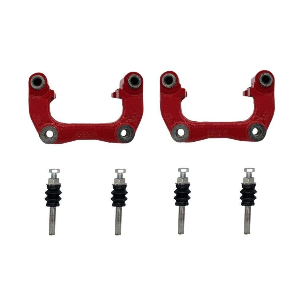 Brake caliper bracket Brake caliper carrier Brake caliper carrier VW Golf 4 R32 Audi S3 Audi TT Seat Leon rear axle 256x22 Brake conversion - Colour: red