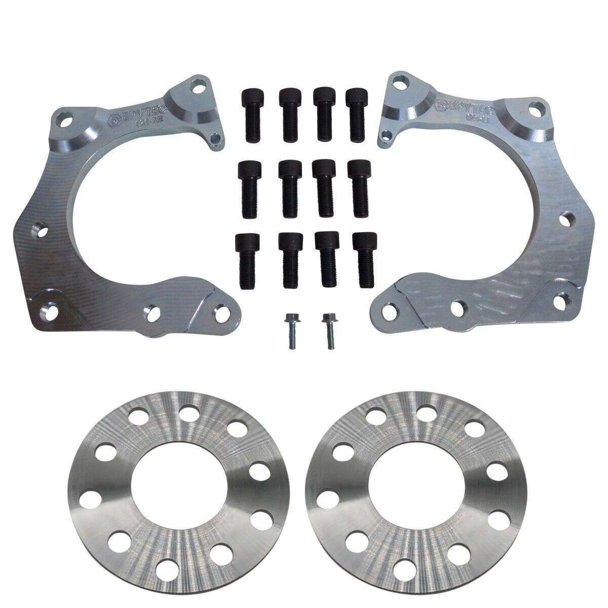 Bremssatteladapter Hinterachse VW T5 T6 Bus Audi Bremsscheibe Audi A4 A5 330x22 4 Kolben Porsche Cayenne Bremssattel Tuning Adapter mit TÜV Teilegutachten