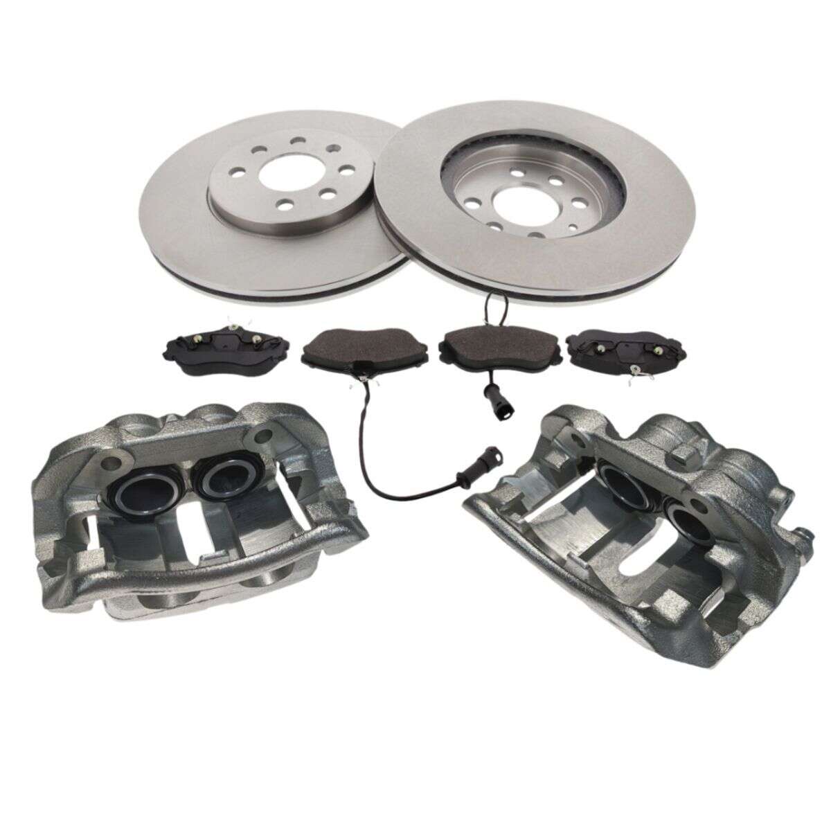 VW Golf 2 3 Polo 6n Brake conversion kit 4x100 front axle 280x25mm brake disc Audi S2 brake caliper VW Golf 2 3 Polo 6n Brake conversion kit 4x100 front axle 280x25mm brake disc Audi S2 brake caliper