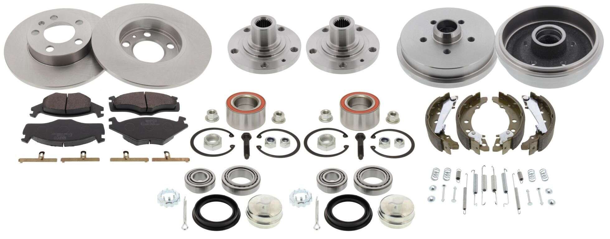Frein / cercle de trous kit conversion de 4x100 vers 5x100 VW Golf 2