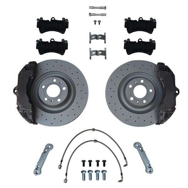 Großes Bremsanlagen KIT Audi 80 90 S2 Audi A6 VW Phaeton ZR18 Bremssattel 360x34mm Bremsscheibe - Farbe Bremssattel: Blank ohne Farbe Großes Bremsanlagen KIT Audi 80 90 S2 Audi A6 VW Phaeton ZR18 Bremssattel 360x34mm Bremsscheibe - Farbe Bremssattel: Blank ohne Farbe