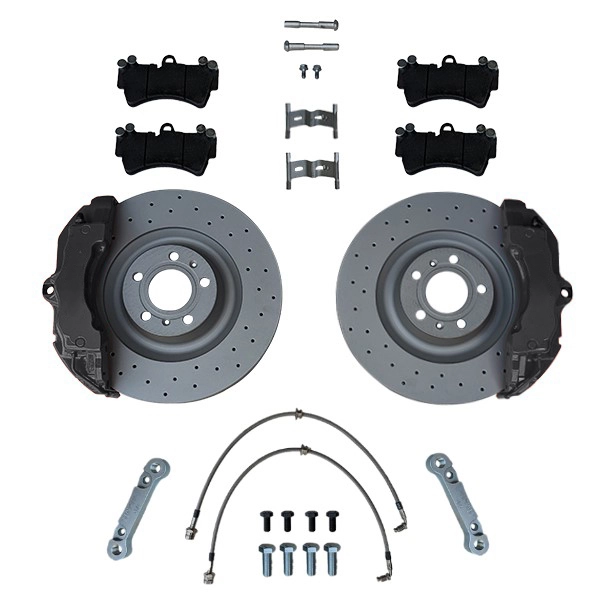 Big Brake systems KIT Audi 80 90 S2 Audi A6 VW Phaeton ZR18 Brake caliper 360x34mm Brake disc - Farbe Bremssattel: Blank ohne Farbe Big Brake systems KIT Audi 80 90 S2 Audi A6 VW Phaeton ZR18 Brake caliper 360x34mm Brake disc - Farbe Bremssattel: Blank ohne Farbe