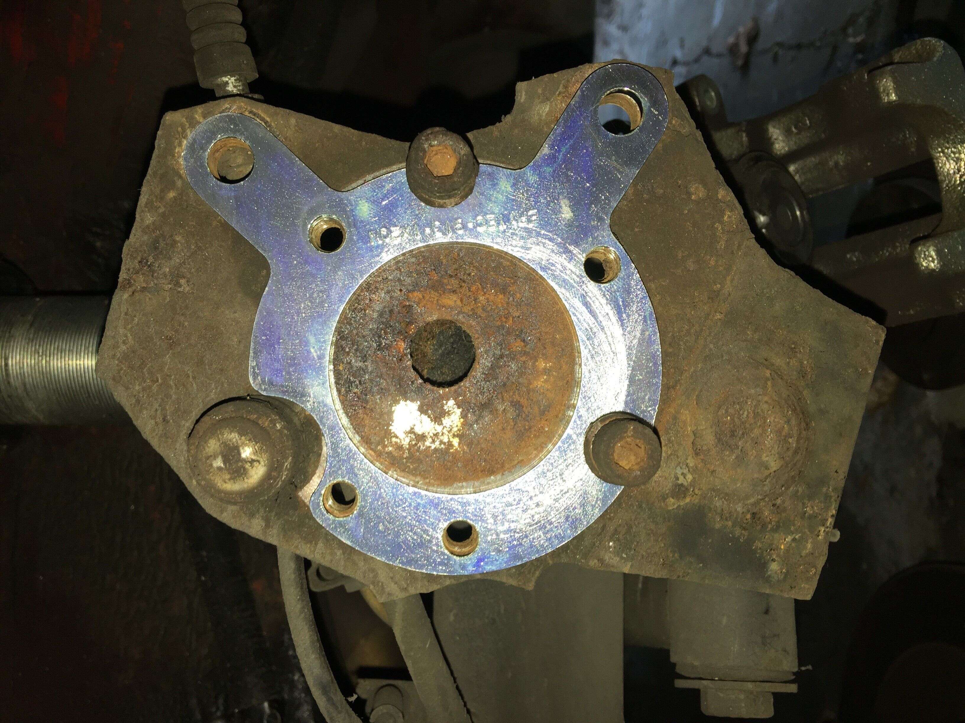 Audi 80 Cabrio Sturzverstellung hinten Sturzkorrekturplatten Platten Sturz Einstellen hinterachse radsturz korrektur