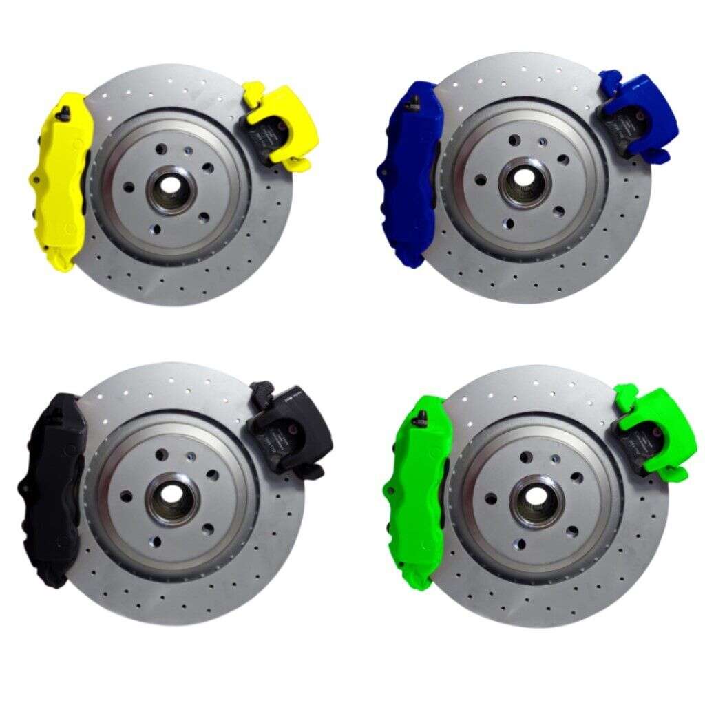 Systèmes de freinage KIT essieu arrière VW Golf 2 3 VR6 Syncro Porsche Cayenne - Farbe Bremssattel: In Wunschfarbe lackiert