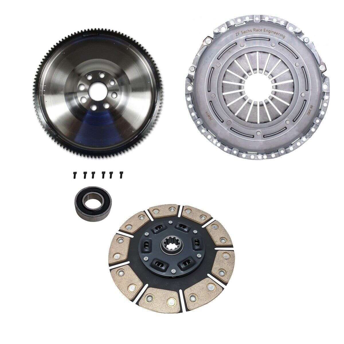 Schwungscheiben Kit Sinter Audi B5 S4 RS4 Audi A6 2.7T Trigger Kranz Flywheel 415016010 Schwungrad Kupplung Druckplatte