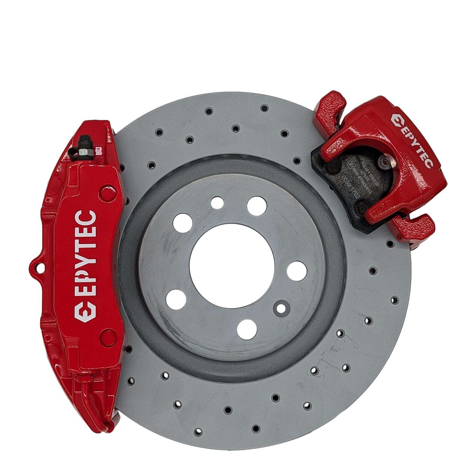 Großes Bremsanlagen KIT Hinterachse Seat Ibiza 6L VW Polo 9N Audi A1 Porsche Cayenne 4-Kolben Sattel VW Golf 7R Handbremssattel 280x22 Bremsscheibe