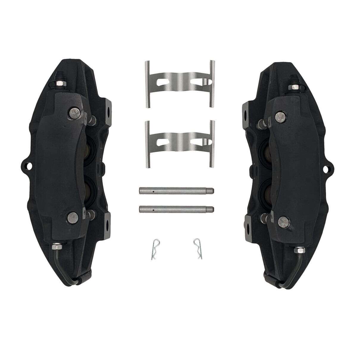 Bremssattel Epytec 4-Kolben Porsche Boxter 986351421 996 986 Cayman 2.7 Tuning Bremsanlage Vorderachse - Farbe: Blank ohne Farbe