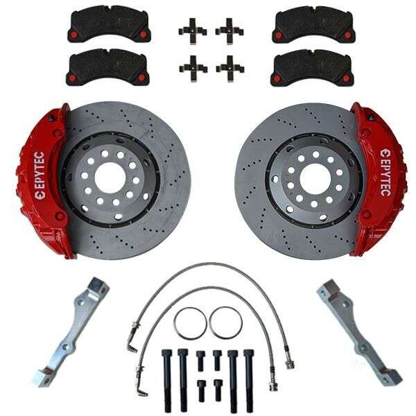 Großes Bremsanlagen KIT VW Golf 4 Polo 6r WRC Bora Audi A3 TT Audi RS4 B5 Porsche Panamera Bremssattel 360x32mm Bremsscheibe - Farbe Bremssattel: Rot mit Epytec Logo Großes Bremsanlagen KIT VW Golf 4 Polo 6r WRC Bora Audi A3 TT Audi RS4 B5 Porsche Panamera Bremssattel 360x32mm Bremsscheibe - Farbe Bremssattel: Rot mit Epytec Logo