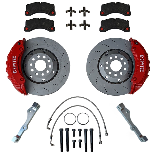 Big Brake system KIT VW Golf 4 Polo 6r WRC Bora Audi A3 TT Audi RS4 B5 Porsche Panamera Brake caliper 360x32mm Brake disc - Farbe Bremssattel: Rot mit Epytec Logo Big Brake system KIT VW Golf 4 Polo 6r WRC Bora Audi A3 TT Audi RS4 B5 Porsche Panamera Brake caliper 360x32mm Brake disc - Farbe Bremssattel: Rot mit Epytec Logo