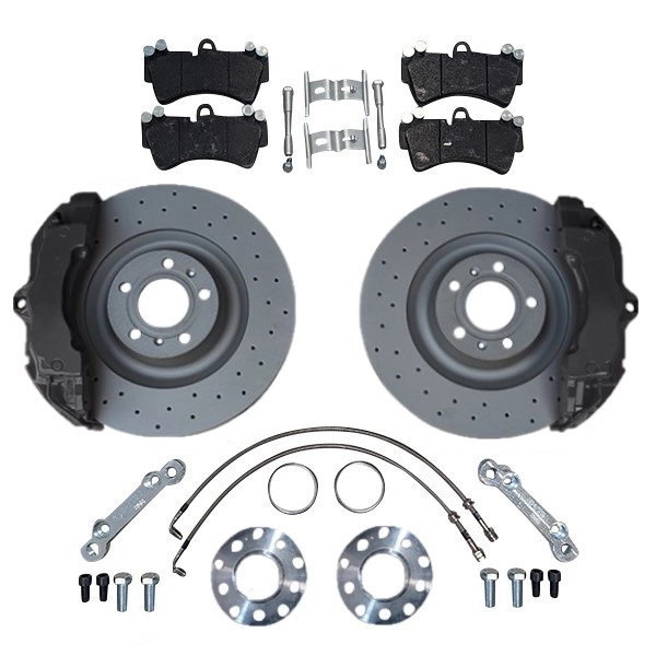 Big Brake systems KIT VW Golf 4 Polo 6r WRC Bora Audi A3 TT Audi RS4 B5 ZR18 Brake caliper 360x32mm Brake disc - Farbe Bremssattel: Blank ohne Farbe Big Brake systems KIT VW Golf 4 Polo 6r WRC Bora Audi A3 TT Audi RS4 B5 ZR18 Brake caliper 360x32mm Brake disc - Farbe Bremssattel: Blank ohne Farbe