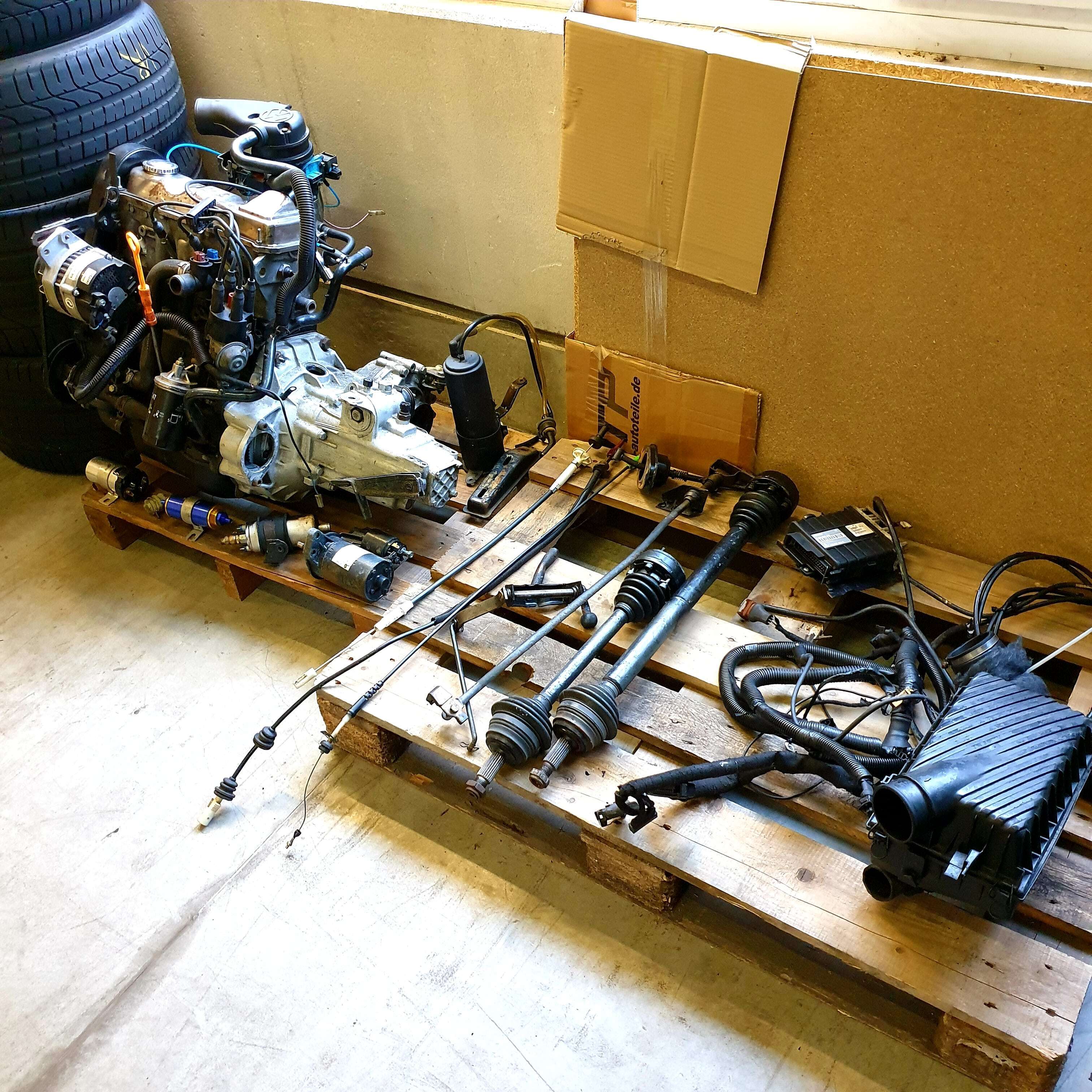 VW Caddy 1 conversion to electric motor
