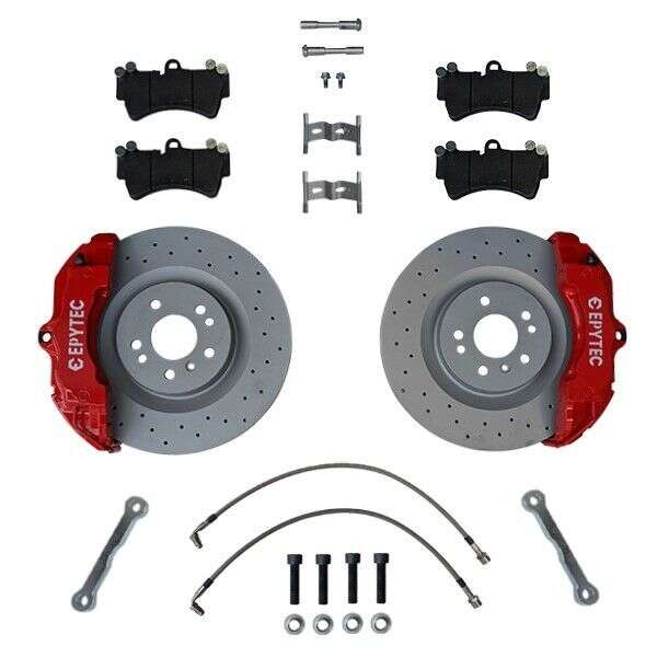 Großes Bremsanlagen KIT Audi A6 S6 C4 Audi 100 HP2 Federbein ZR18Bremssattel 350x32mm Bremsscheibe