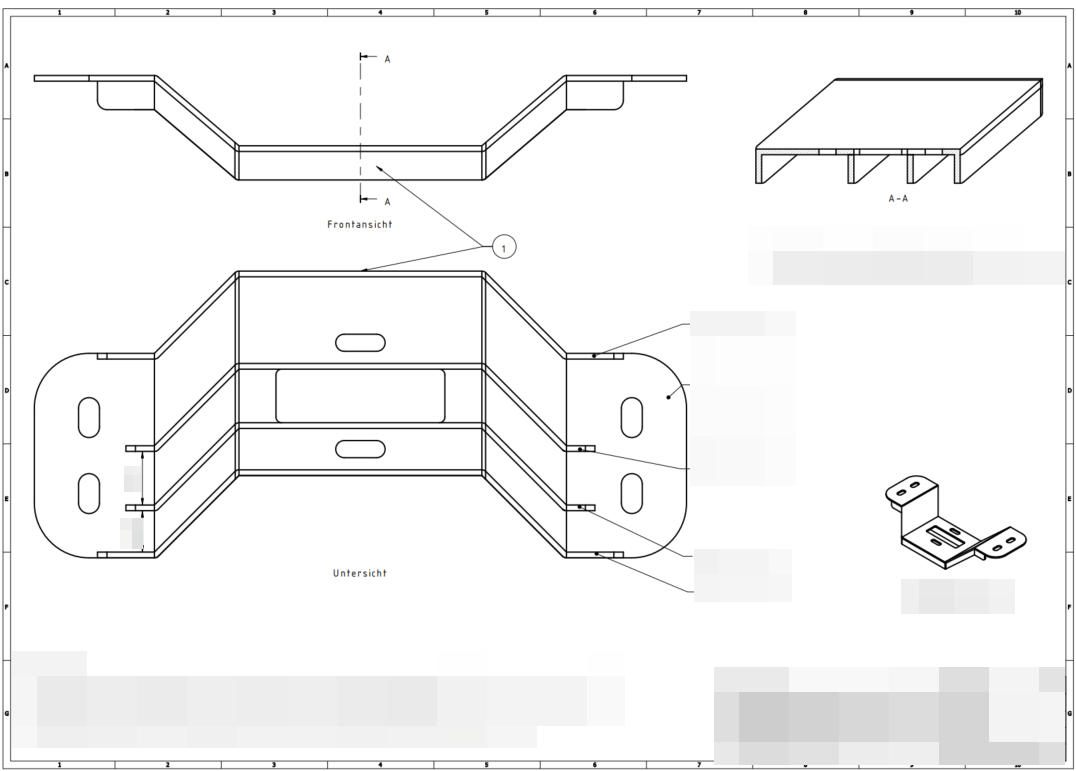 Motorträger Sonderanfertigung für Mercedes W124 – 722.6 Getriebe Upgrade (170526)