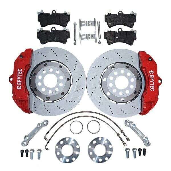 Systèmes de freinage KIT VW Golf 4 Polo 6r WRC Bora Audi A3 TT Audi RS4 B5 ZR18 étrier de frein 360x32mm disque de frein - Farbe Bremssattel: Rot mit Epytec Logo Systèmes de freinage KIT VW Golf 4 Polo 6r WRC Bora Audi A3 TT Audi RS4 B5 ZR18 étrier de frein 360x32mm disque de frein - Farbe Bremssattel: Rot mit Epytec Logo