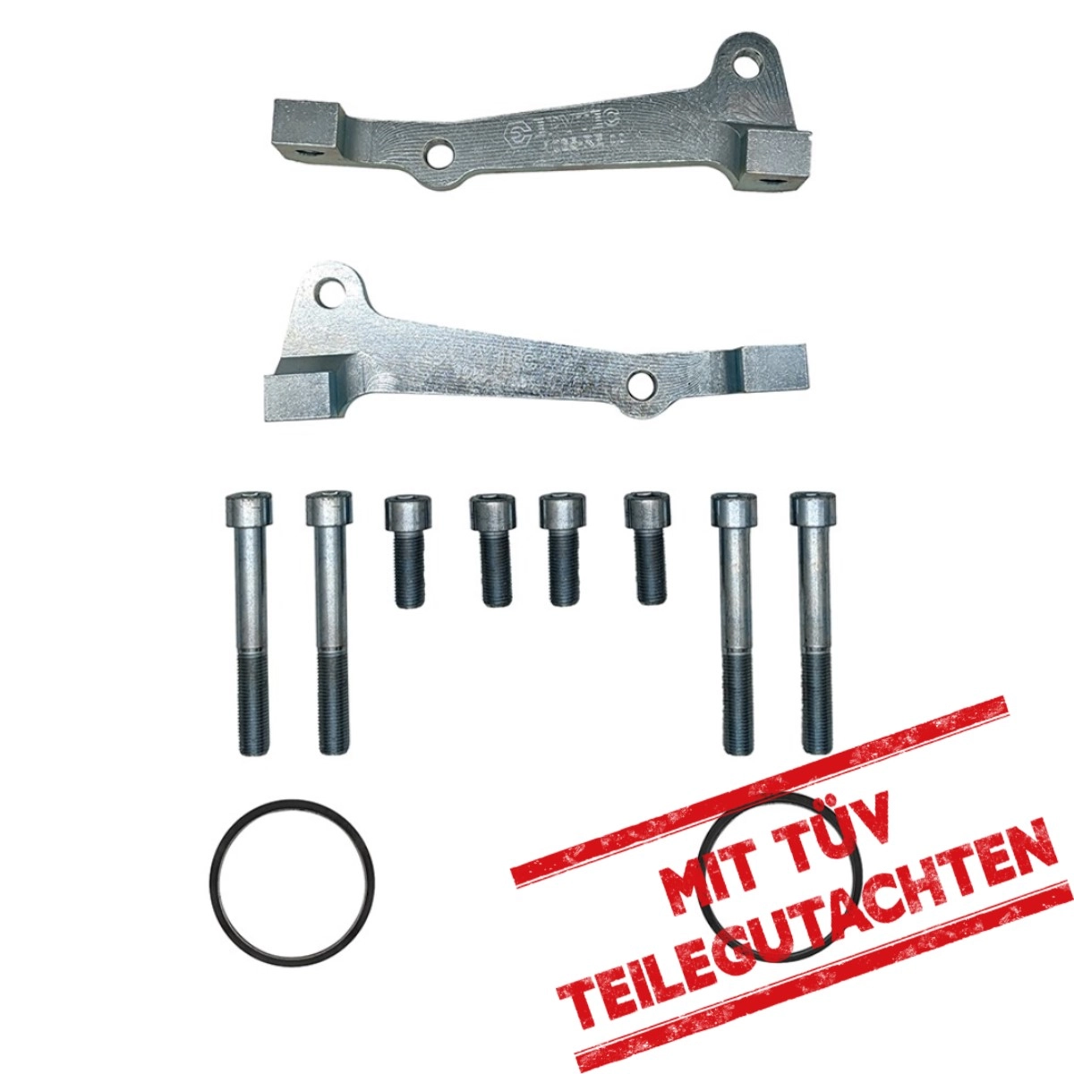 VW Golf 5 6 Audi A3 TT S3 8P Seat Leon Bremssatteladapter 375x36 Bremsscheibe Mercedes Porsche Panamera Bremssattel mit TÜV Teilegutachten VW Golf 5 6 Audi A3 TT S3 8P Seat Leon Bremssatteladapter 375x36 Bremsscheibe Mercedes Porsche Panamera Bremssattel mit TÜV Teilegutachten